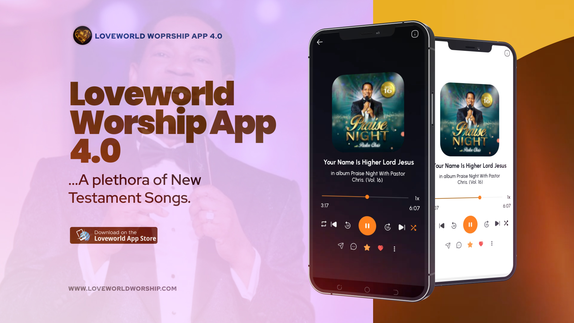 Loveworld worship app 4.0